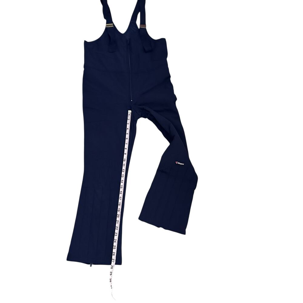 Vintage Klepper Germany Women S Navy Blue Ski Bib Overalls Snow Pants Insulated - Picture 8 of 12